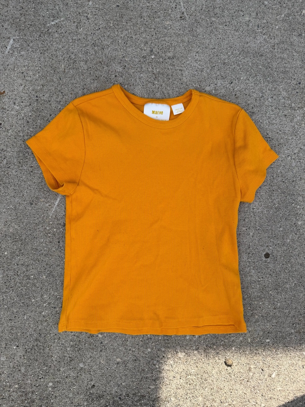 Maeve Short Sleeve Tee in orange